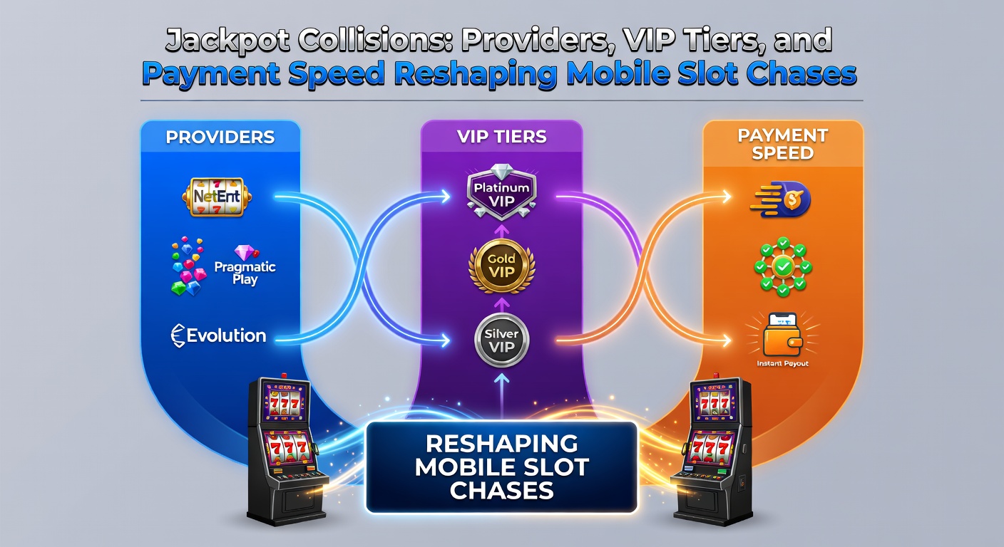 Close-up of a VIP mobile slot interface showing tier progression, colliding jackpot counters, and instant payout notifications