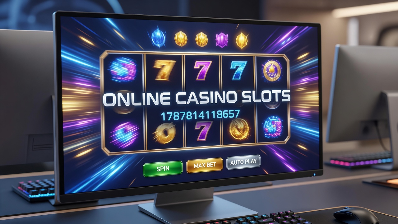 Mobile device displaying online slot game with bonus round active